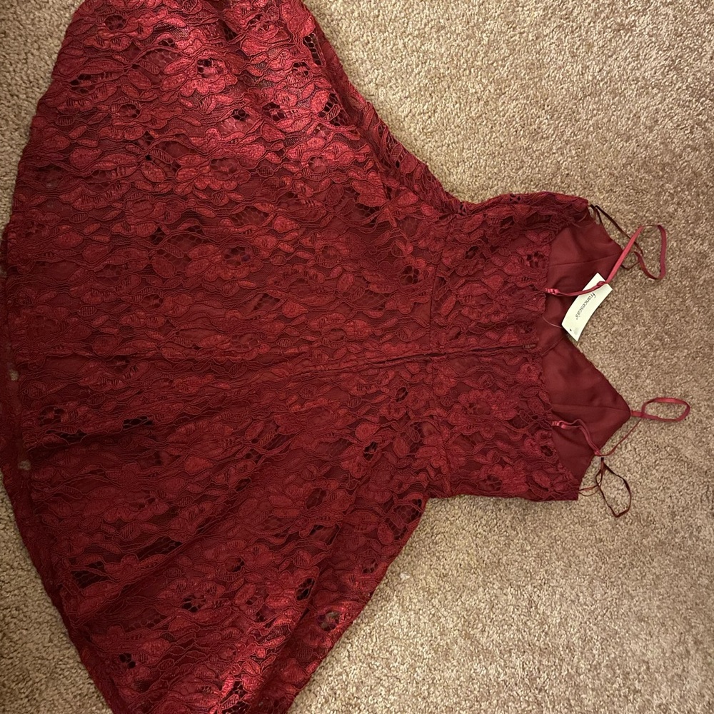 Red dress
